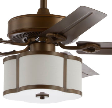 Edith 52" Metal/Wood LED Ceiling Fan With Remote - JONATHAN Y